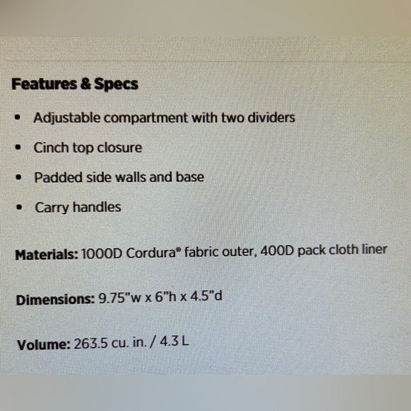 Topo Designs camera cube bag - Picture 5 of 5